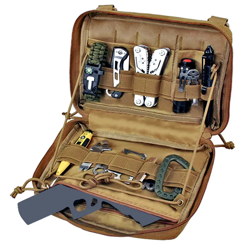 Bolsa militar Molle, bolsa médica EMT táctica para emergencias al aire libre, accesorios de caza y acampada, Kit multiherramienta EDC