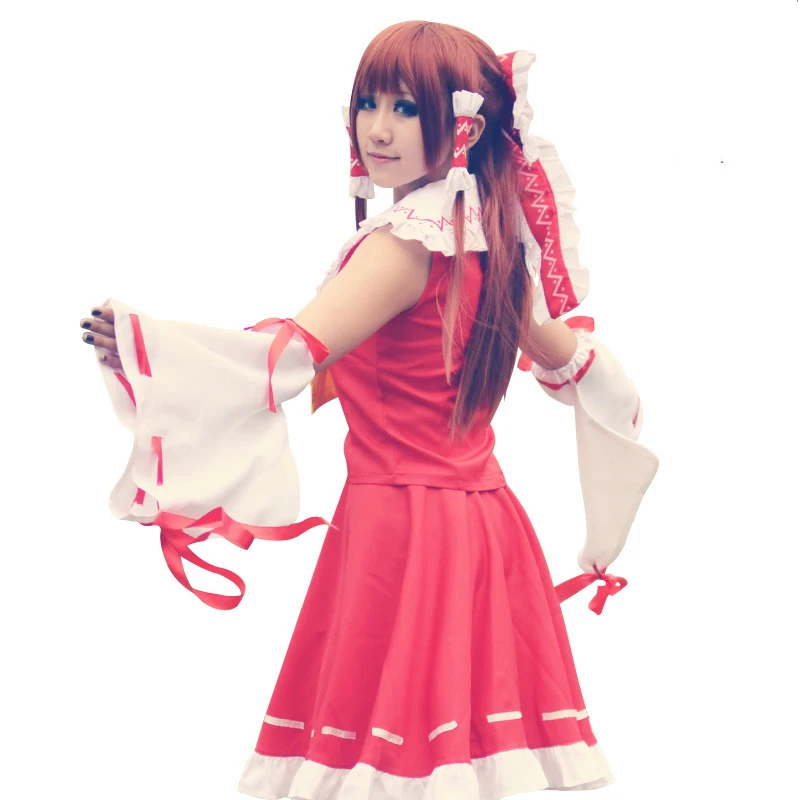 Brdwn TouHou Project Скарлет прогноз Рапсодия Хакурей рейму Косплэй костюм кимоно Стиль