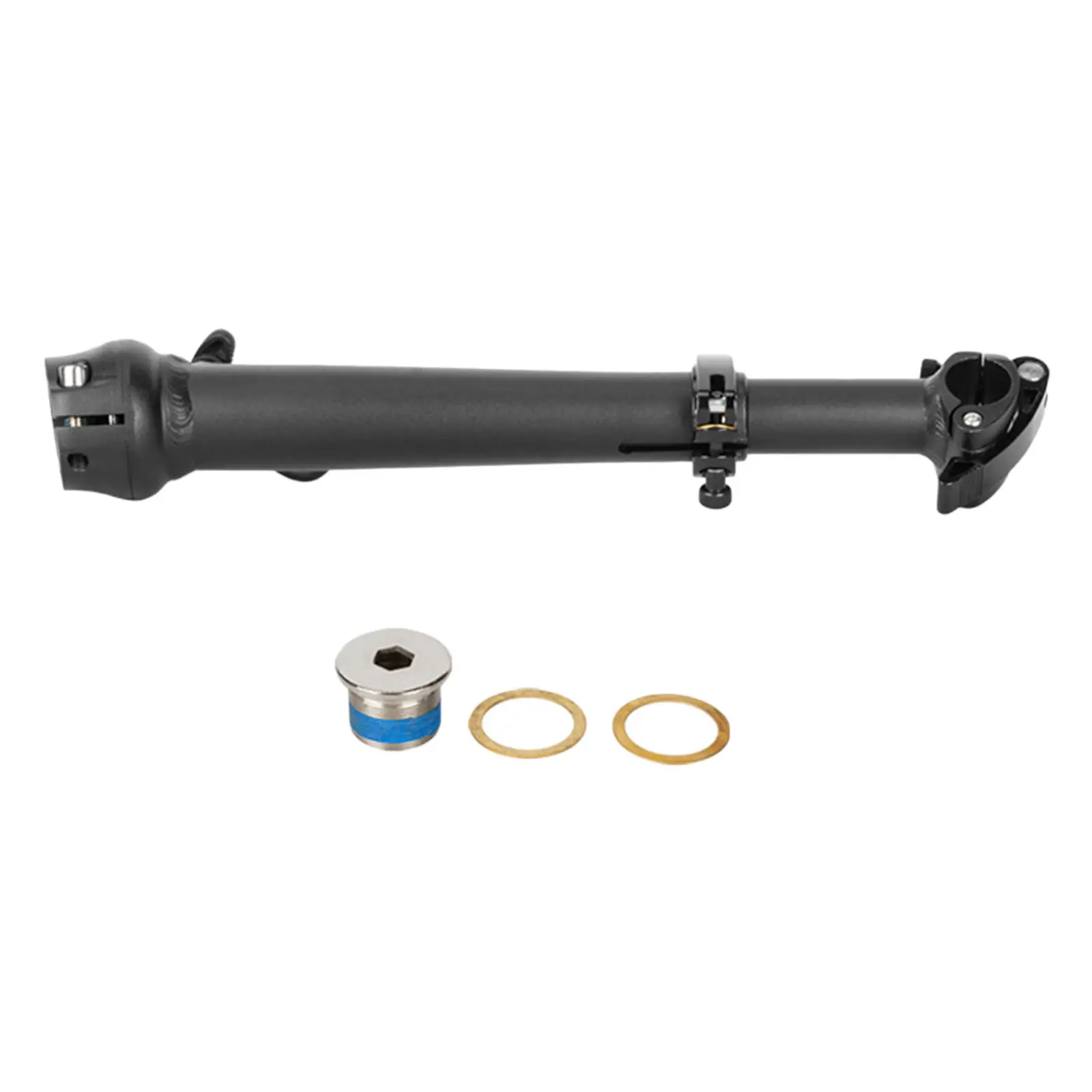 

Lightweight Folding Bike Stem 25.4mm Handlebar Riser Stem Folding Bicycle Quick Release Cycling Aluminum Alloy Components Parts