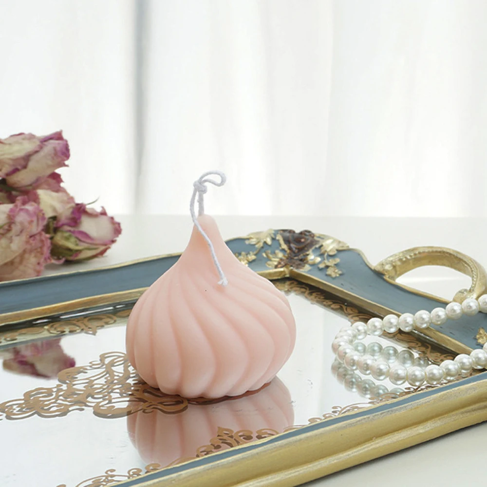 

3d Onion Head Candle Silicone Molds Diy Handmade Soy Wax Scented Craft Soap Making Aromatherapy Plaster Mould Home Decoration