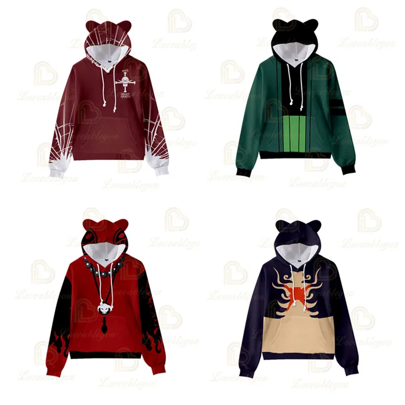 

Cat Ear Sweatshirt Women Hoodie 2021 Hoodie Cute Pullover Kids Boys Girls Cosplay Streetwears Harajuku Hip Hop Coat
