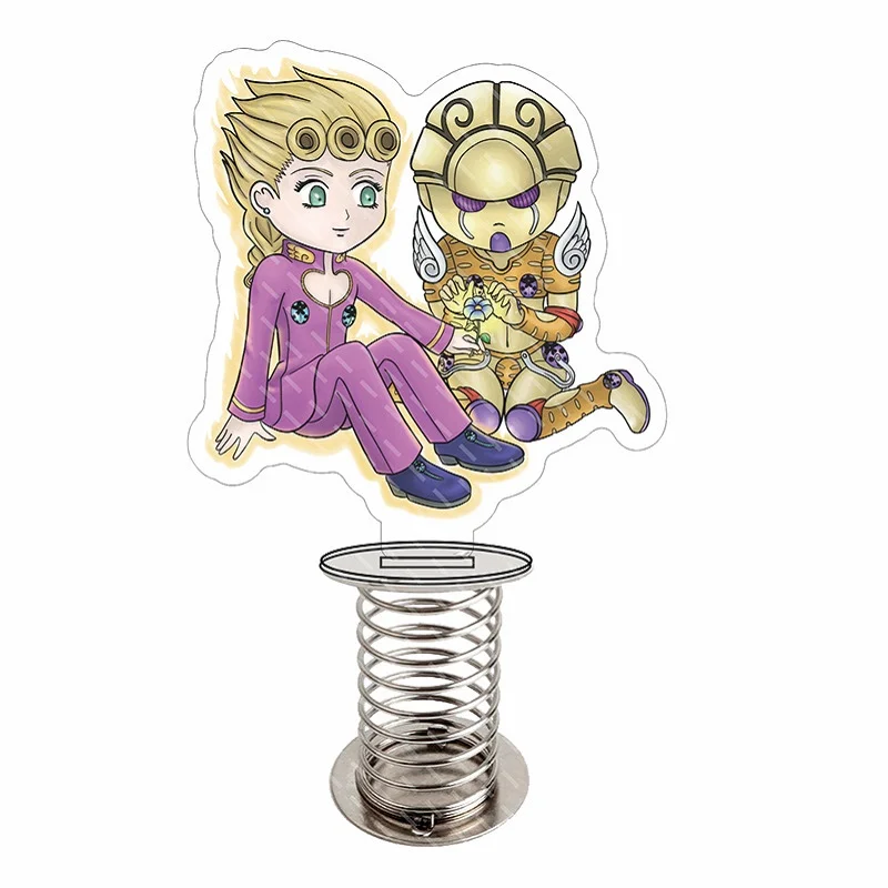 

JOJO Keychains JOJO's Bizarre Adventure Kakyoin Noriaki Polnareff Dio Acrylic Figure Stand Model Plate Holder Topper Anime Toy