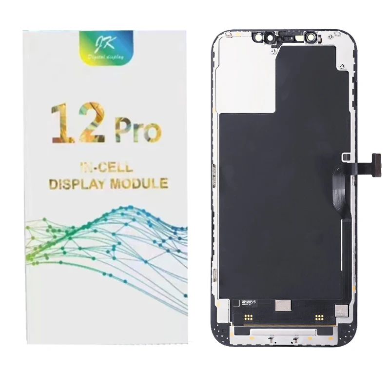 IParts-repuesto de pantalla LCD para iPhone 12, 12PRO PRO, 3D, piezas de reparaci&oacute;n de montaje de digitalizador-0