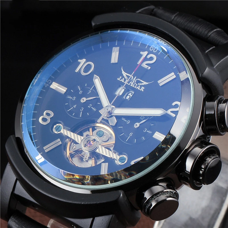 Мужские часы для отдыха циферблат свободное колесо полностью автоматические