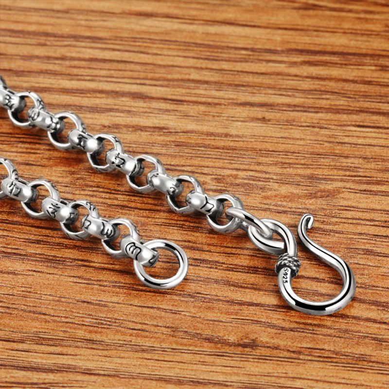 Хирургическое кольцо ZABRA из стерлингового серебра 925 пробы с пряжкой в виде буквы