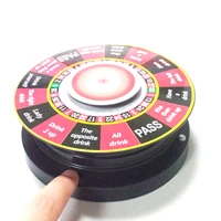 electric turntable roulette drinking game wheel for bar ktv friends party board game accessories