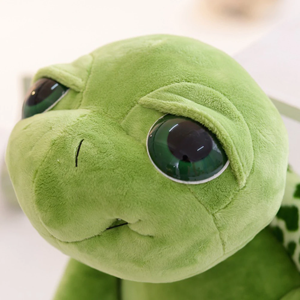 

Turtle Doll Plush Turtle Stuffed Animal Toys Big Eyes Tummy Turtle Doll for Children Girlfriend Gift Small Animals Habitat Dcor