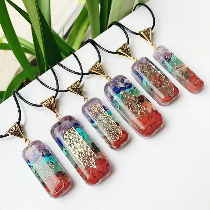 Ожерелье с подвеской в виде натуральной чакры Ориона | Украшения и аксессуары