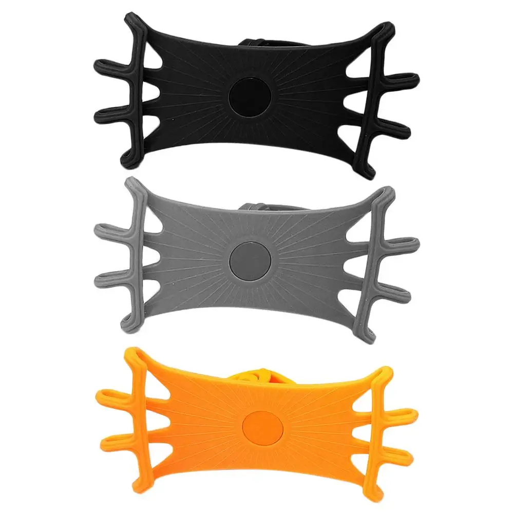 

360 Degree Bicycle Mobile Phone Holder For Mobile Cell Phone Silicone Motorcycle Bike Cycling Handlebar Stand Support