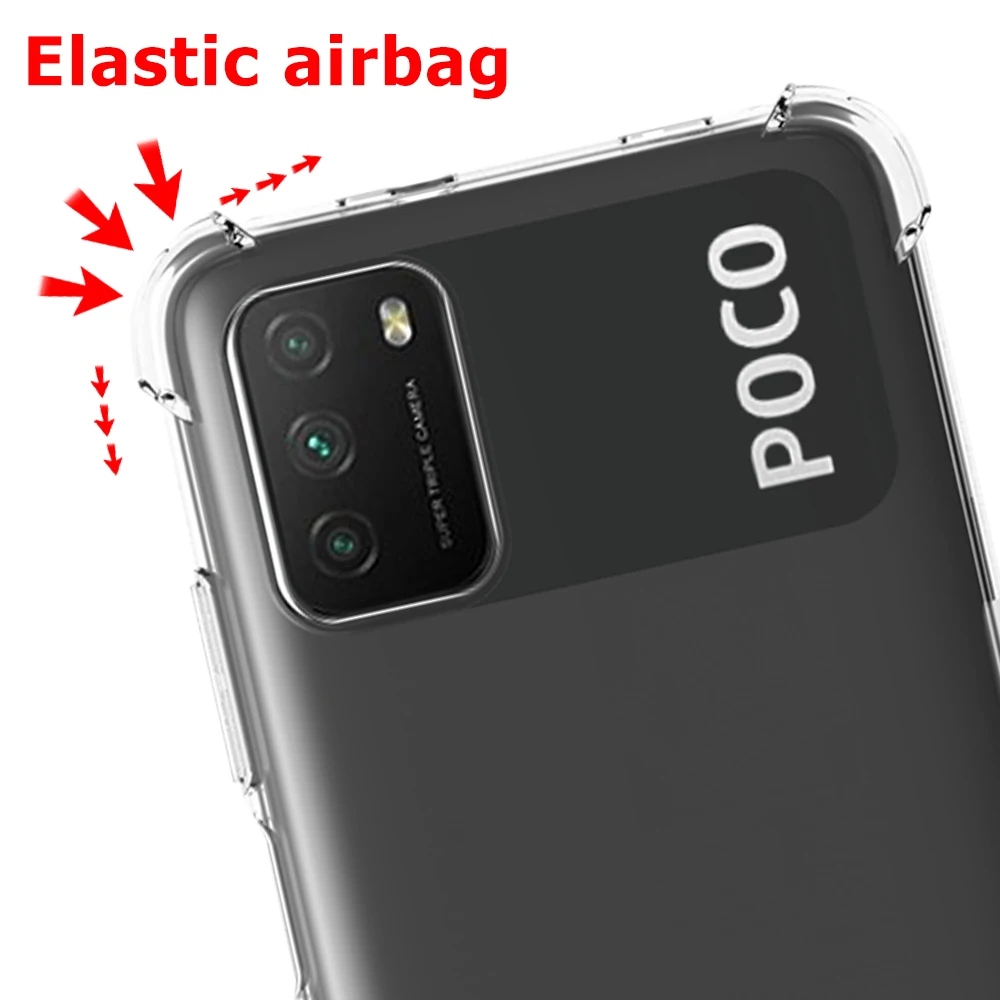 

Case For Xiaomi Mi 11 Poco M3 Soft Clear Airbag Protective Back Cover For Xiaomi mi 11 MI 11 poco m3 POCO m 3 mi 11 Shells Capas