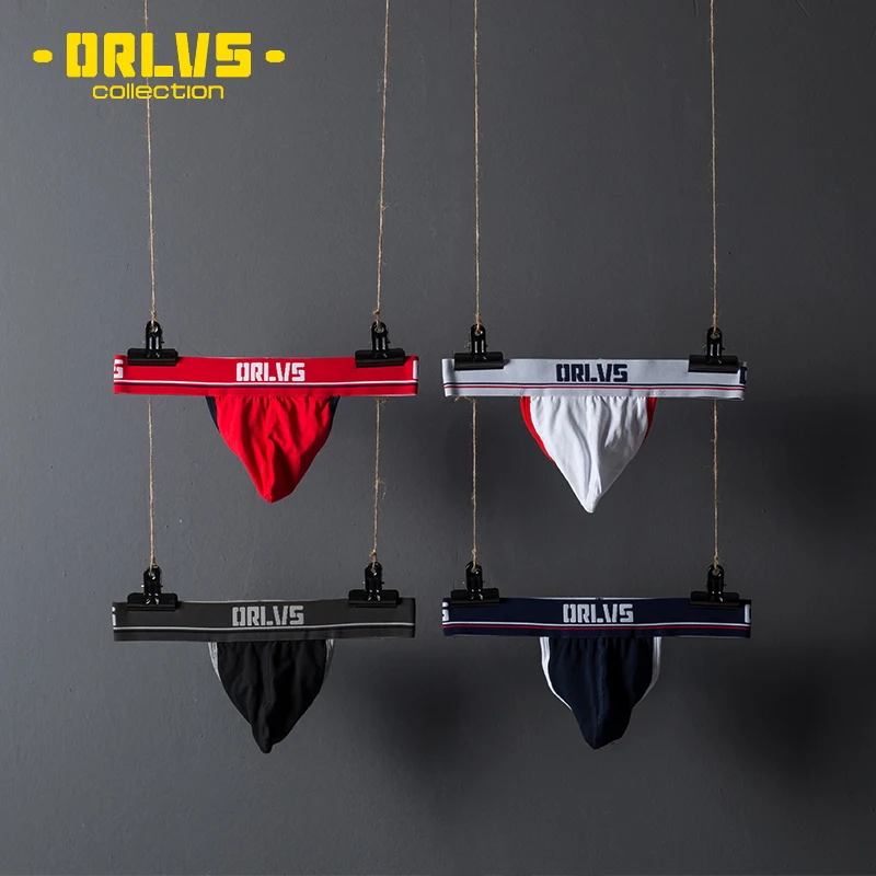 Мужские трусы Трусы-слип homme хлопок GayJockstrap мужские Трусики-бикини дышащие