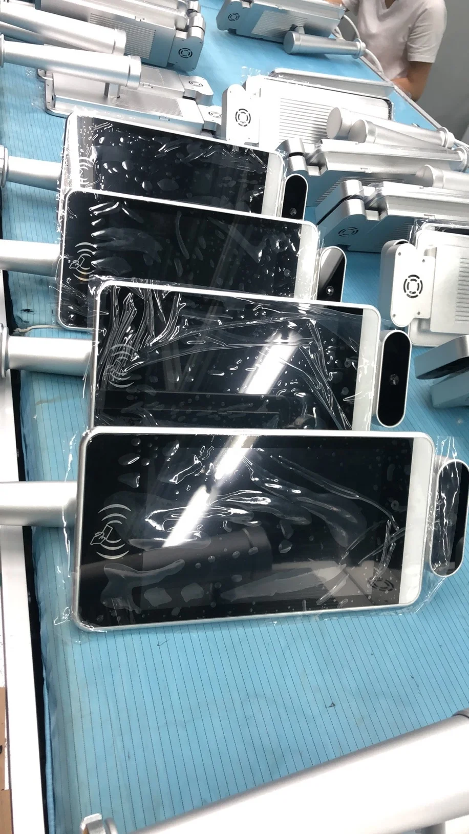 

Face Recognition Camera System With Human Body temperature monitoring temperature sensor