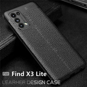 for cover oppo find x3 lite case for find x3 lite capas back bumper soft shockproof tpu leather for fundas find x3 lite cover free global shipping