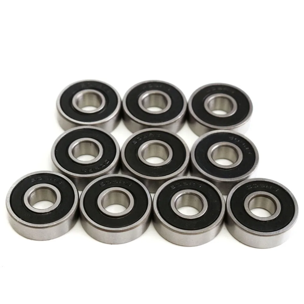 10 шт ABEC-5 608 2RS Подшипник 8*22*7 мм скейтборд колеса Подшипники миниатюрный скейт ролик 608-2RS 608 RS