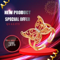 anel butterfly crystal adjustable alian%c3%a7a de namoro promise luxury love wedding anillos mujer accessoire bisuteria gothic lote