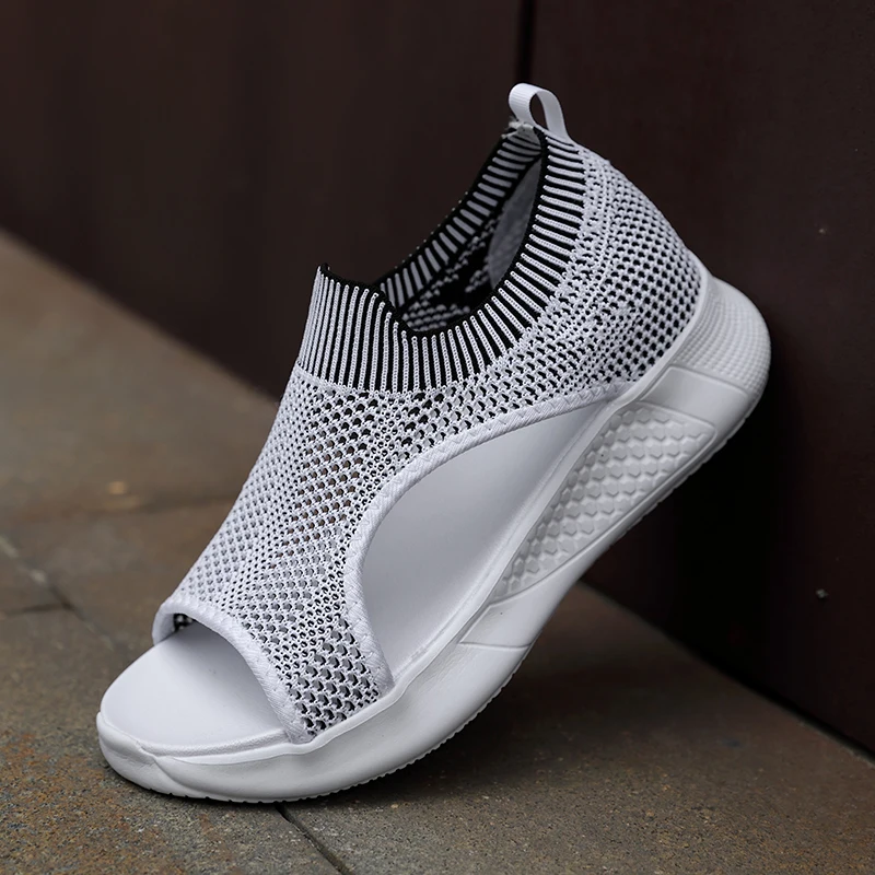 

Women Sandals Breathable Comfort Shopping Ladies Walking Shoes Wedge Heels Summer Platform Sandal Shoes Mujer Plus size 42