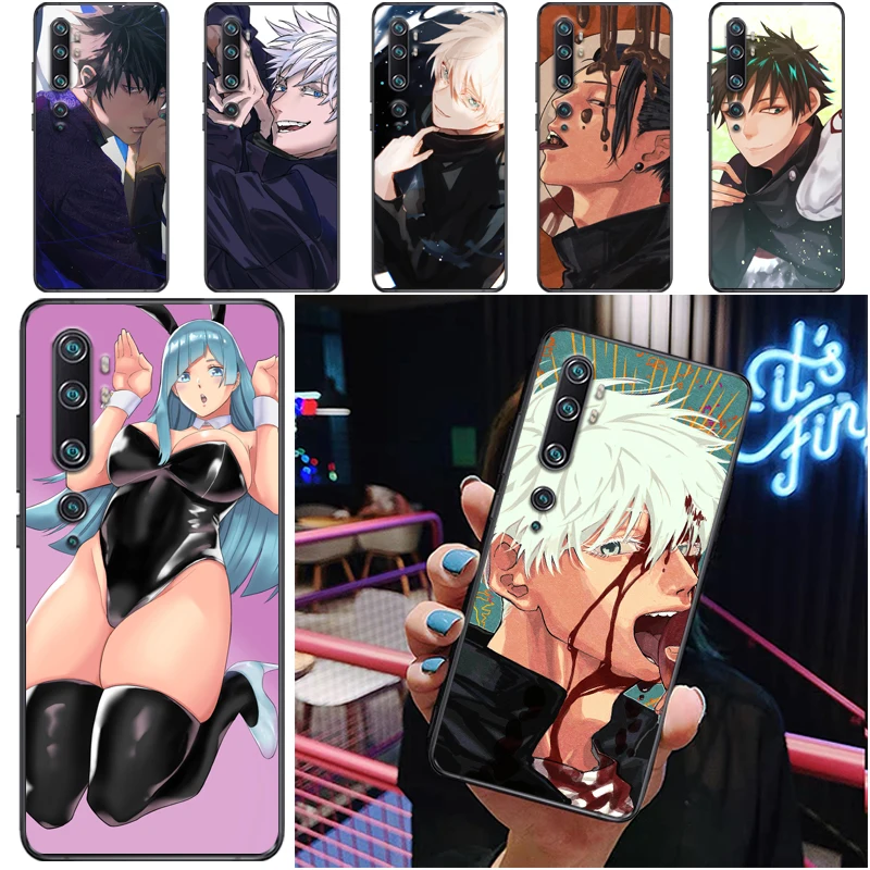 

Jujutsu Kaisen Satoru Gojo Yuji Itadori Fushiguro Megumi Sukuna Phone Case For Xiaomi CC9 Pro CC9e Soft TPU Back Cover Carcasa