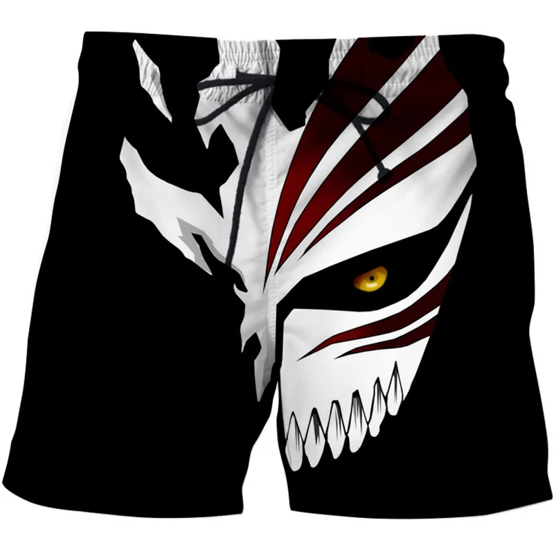 

New Bleach Short Pants Anime 3D Print Men's Fashion Beach Shorts Harajuku Cosplay Streetwear Board Shorts Male Trousers Clothing