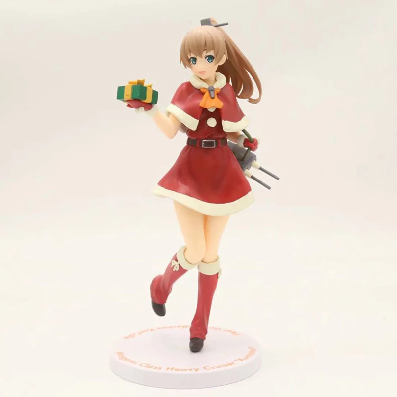 

20cm Anime Kantai Collection Figure Christmas clothes Ver Kumano PVC Action Figure Collectible model toys kid gift