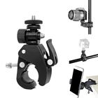 Зажим-кронштейн на руль велосипедной камеры крепление винтовой зажим штативы 180 Градусов Крепление-зажим Крепление на ножки аксессуары