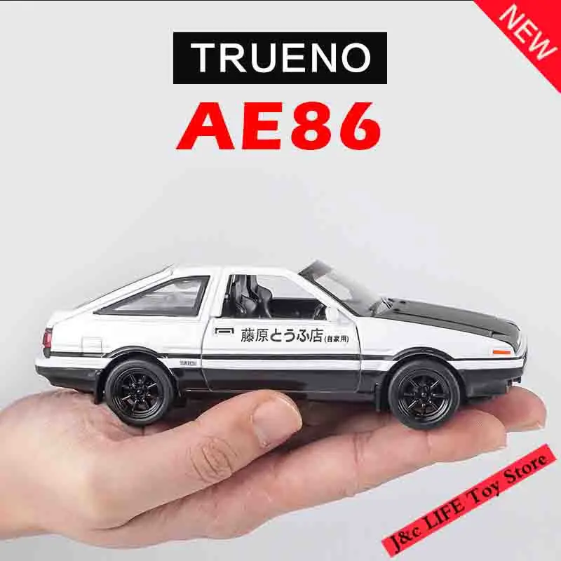 

1:28 Toy Car INITIAL D AE86 Metal Toy Alloy Car Diecasts & Toy Vehicles Car Model Miniature Scale Model Car Toys For Children