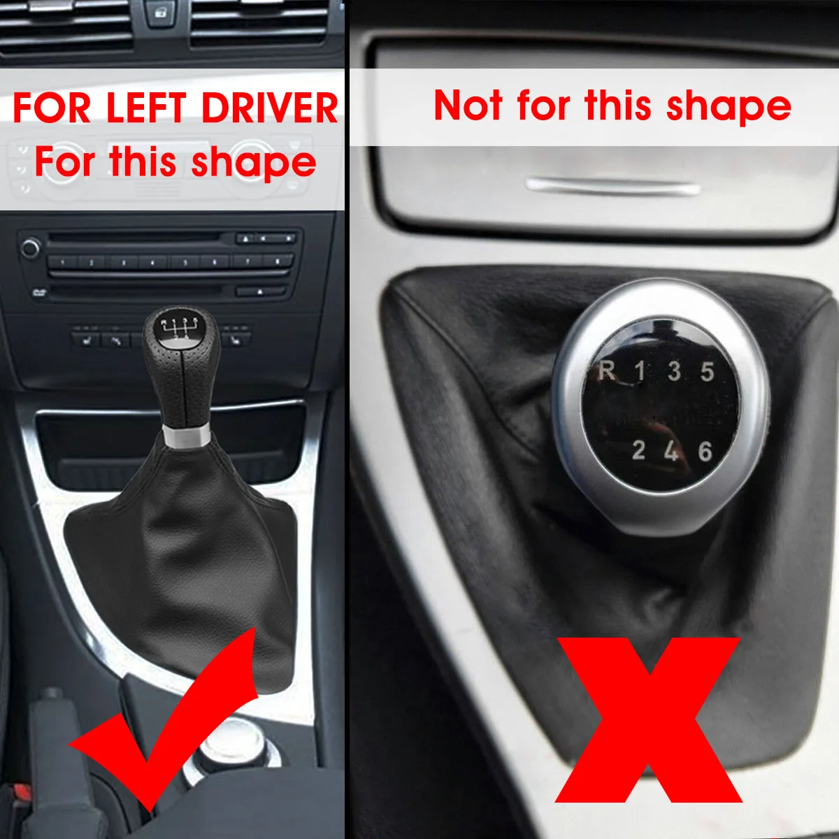 Ручной рычаг переключения передач 5 6 скоростей Рычаг Рычажная ручка чехол для BMW 1