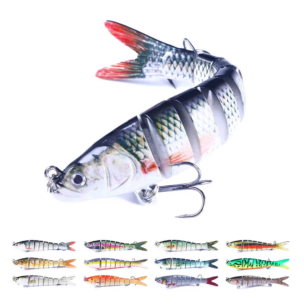 

45pcs 27g Sinking Wobblers 8 Segments Fishing Lures Multi Jointed Swimbait Hard Bait Fishing Tackle For Bass Isca Crankbait