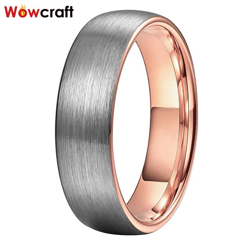 Женское Обручальное кольцо из карбида вольфрама 6 мм|Обручальные кольца| |