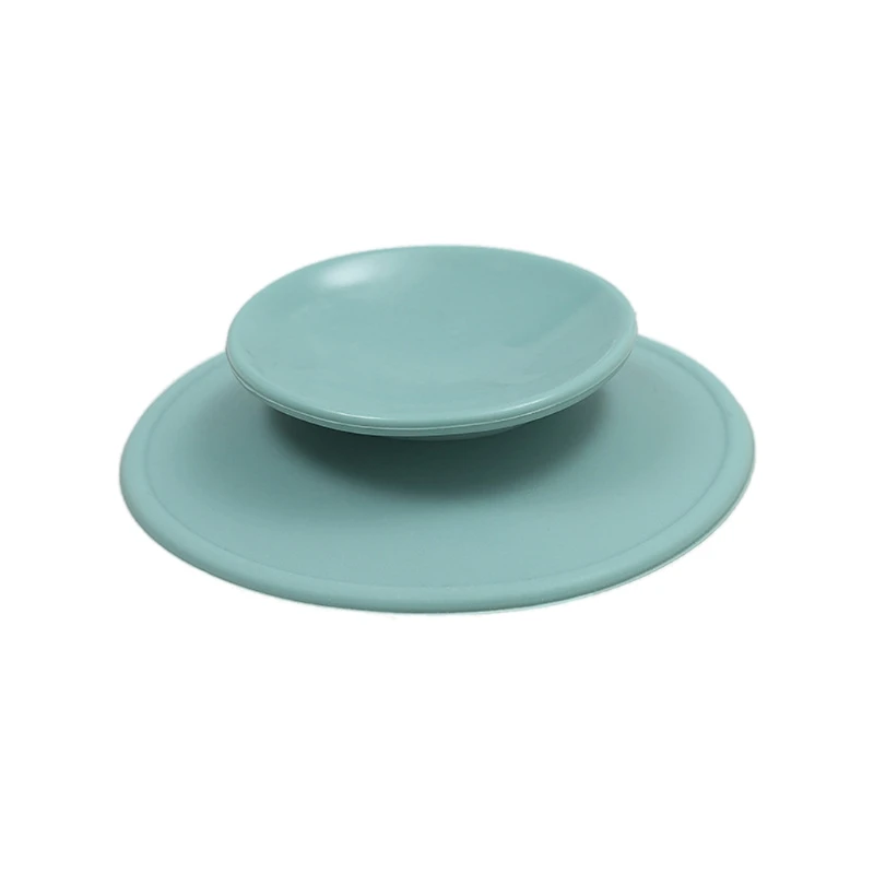 

Baby Feeding Anti-slip Pads Suction Cup Children Silicone Dish Cup Double Sucker Mats Coasters