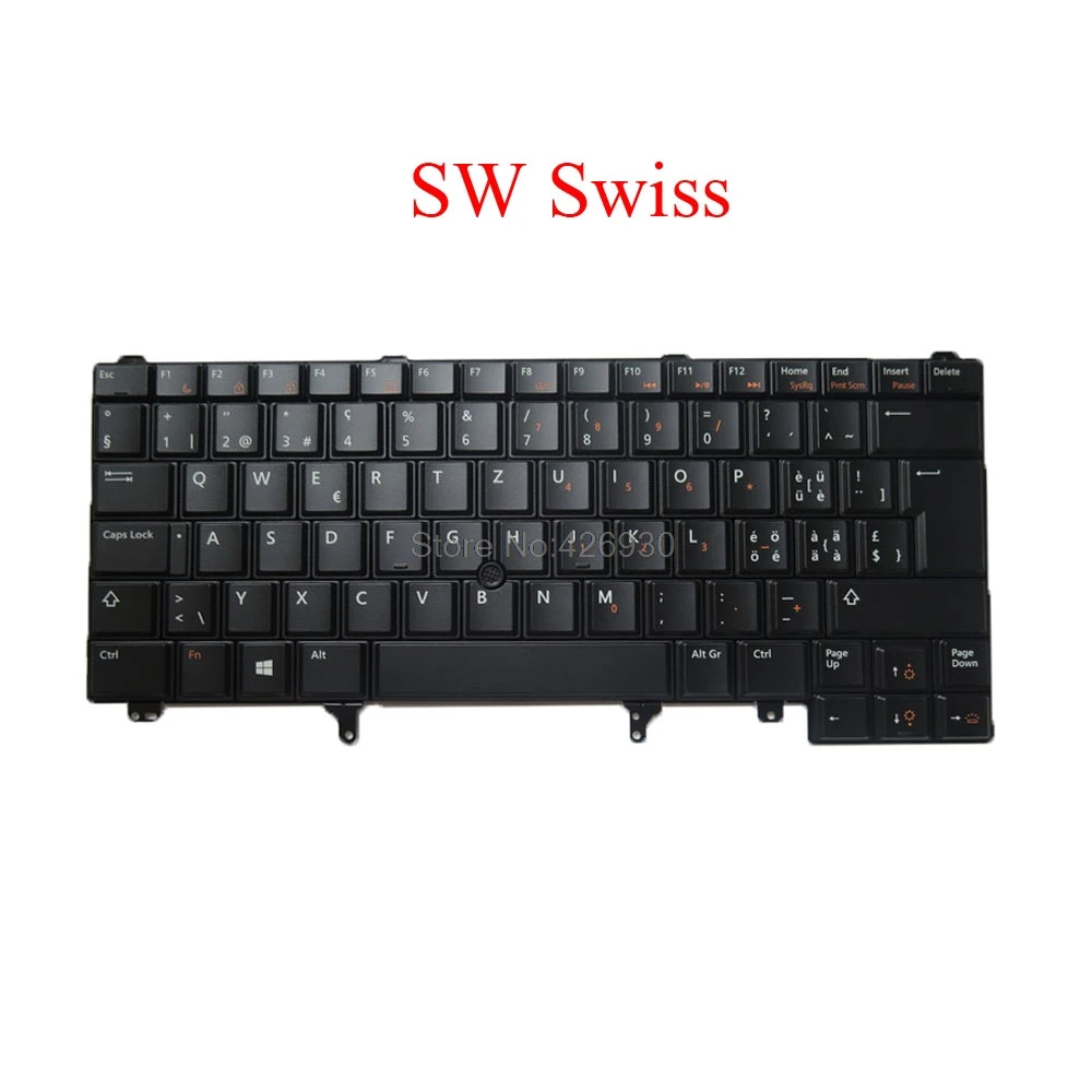 Клавиатура для ноутбука с подсветкой SW AR JP DELL Latitude E6440 E6430S E6430 E6420 E6330 E6320 E6230 E6220 E5430