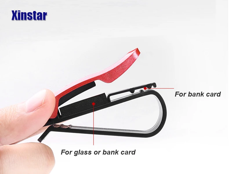 

Plastic Car Glass Clip Sticker For Fiat 500