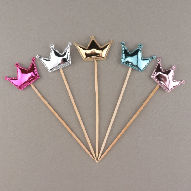 mix crown 5pcs Cakelove 5 шт/лот Прекрасный Сердце Звезда Корона торт Топпер для с изображением пирожного на день рожденья Детские флажки для душа вечерние свадебные украшения - Цвет: mix crown 5pcs
