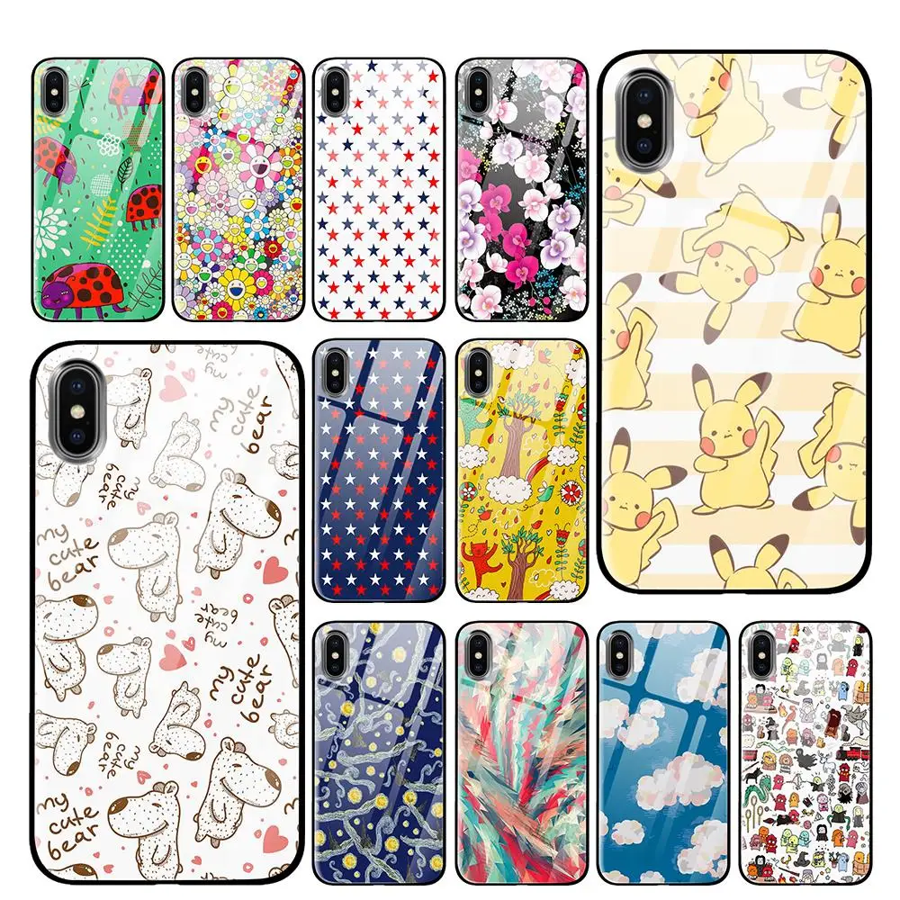 Роскошные Чехлы из натурального закаленного стекла для huawei P30 P20 mate 10 20 Honor 8 9 Pro