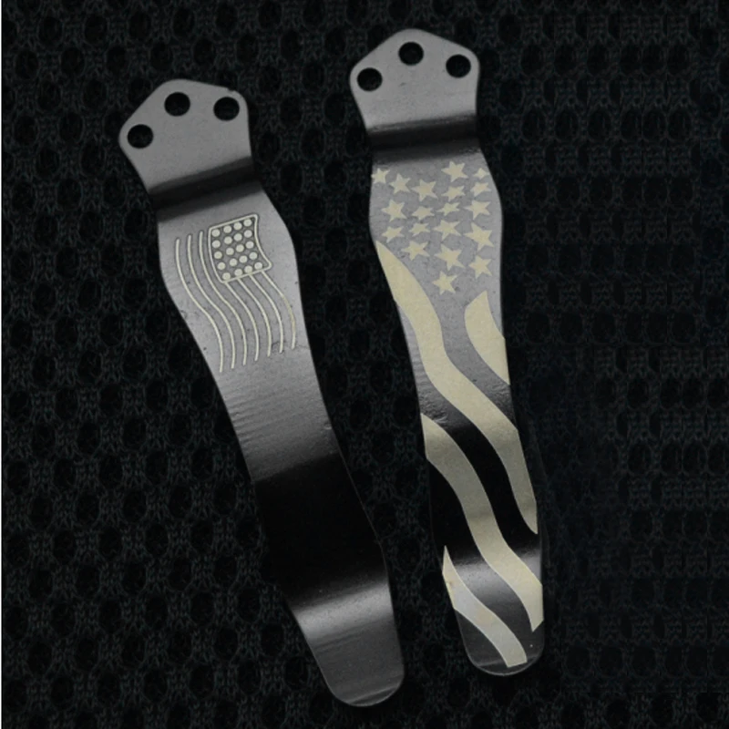 Зажим из титанового сплава для задней части складного ножа Benchmade 710 Emerson CQC ZT0620 |