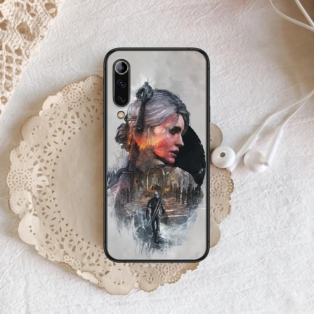 

W-Witchers Game Phone Case Cover Hull For Xiaomi Mi 8 9 10 T note 10 Lite Pro 5G A pocox 2 3 black Prime 3D Shell Luxury Coque