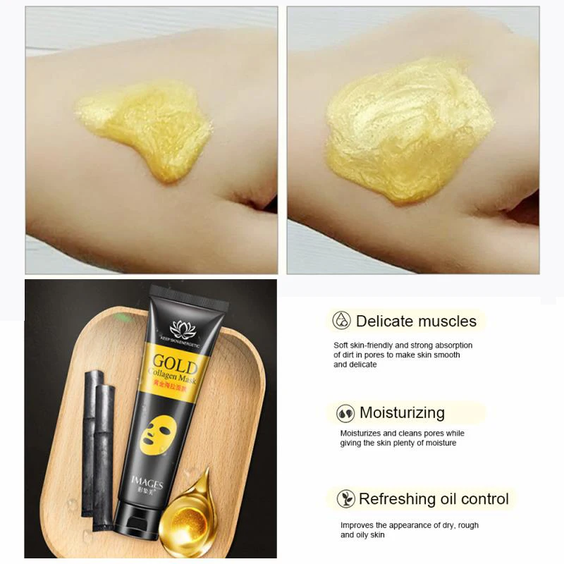 

Deep Cleansing Gold Collagen Tear Off Mask Blackhead Remove Whitening Lifting Firming Skin Anti Wrinkle Anti Aging Facial Mask