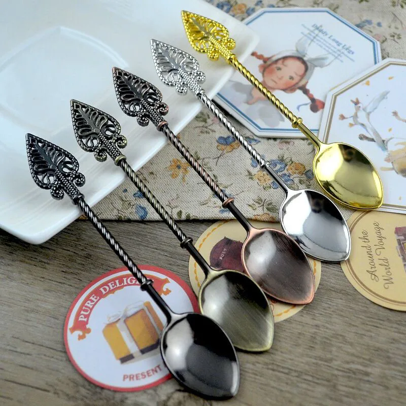 

Женский набор из 12 винтажных десертных ложек в стиле ретро