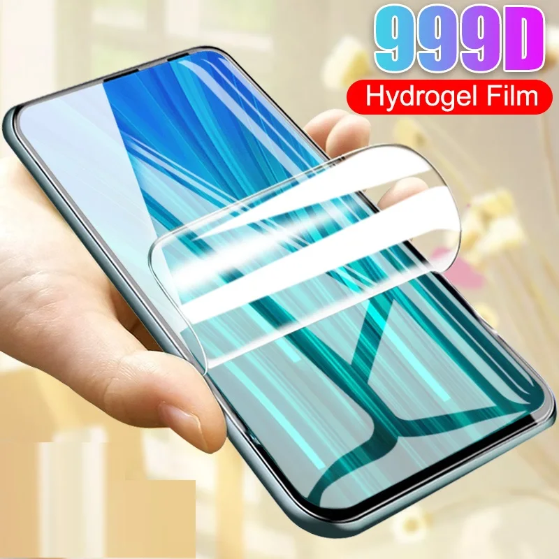 

9D Protective Hydrogel Film For Xiaomi POCO M3 X3 NFC F1 F2 Pro Screen Protector For Mi 9 10 Lite A3 9T 10T Pro Full Cover Film