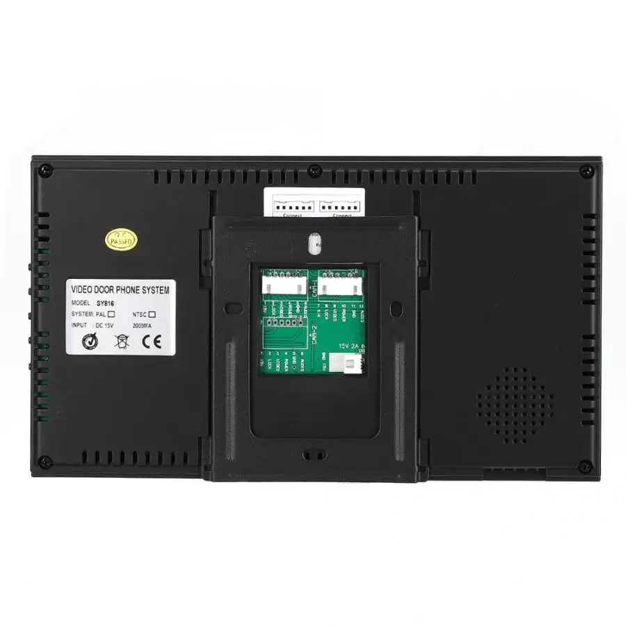 Door bell camera 7in Video Doorbell Password Card Doorphone 2 Monitors Night Vision Intercom 100-240V | Безопасность и защита