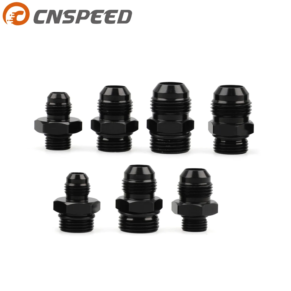 

Adapter Fitting Male Black ORB-6 ORB-10 ORB-10 O-ring Boss To AN6 6AN AN8 8AN AN1010AN 6061-T6 Aluminum Flare Fiting
