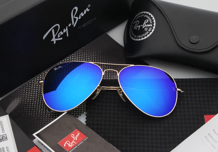 Rayban RB3025 поляризованные солнцезащитные очки мужские RayBan авиационные очки для вождения мужские солнцезащитные очки для мужчин ретро женщин Gafas 3025