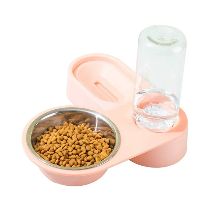 

Rotating 180°Automatic Water Replenishment Food Bowl, Dog Bowl, Small And Medium-sized Dog Food Bowl Cat Bowl Stainless Steel