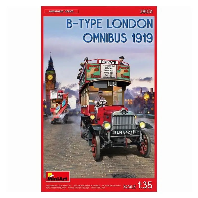 MiniArt 38031 1/35 B-Type London Omnibus (1919) - Scale Mode