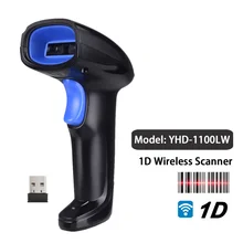 YHDAA Wireless Barcode Scanner 1D Laser Bar Code Reader for Laptop and Desktop Computer in Bank and Warehouse Brazil Febran Code