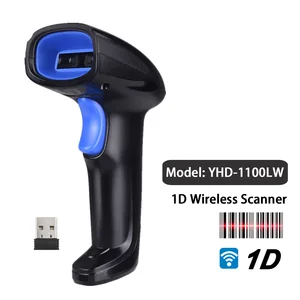 yhdaa wireless barcode scanner 1d laser bar code reader for laptop and desktop computer in bank and warehouse brazil febran code free global shipping
