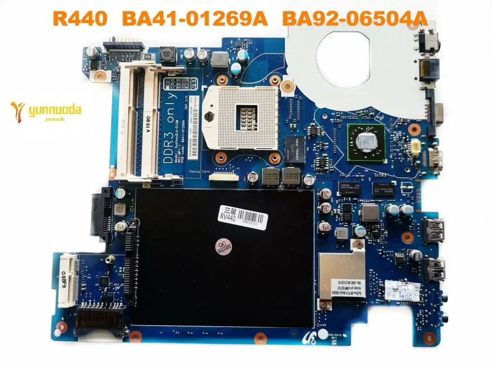 Original for Samsung R440 laptop motherboard R440  BA41-01269A  BA92-06504A tested good free shipping
