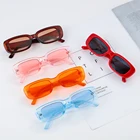 Дорожные солнцезащитные очки в стиле ретро для мужчин и женщин, шикарные маленькие прямоугольные солнцезащитные очки с УФ-защитой 400, черные солнцезащитные очки с леопардовым оттенком, очки для альпинизма