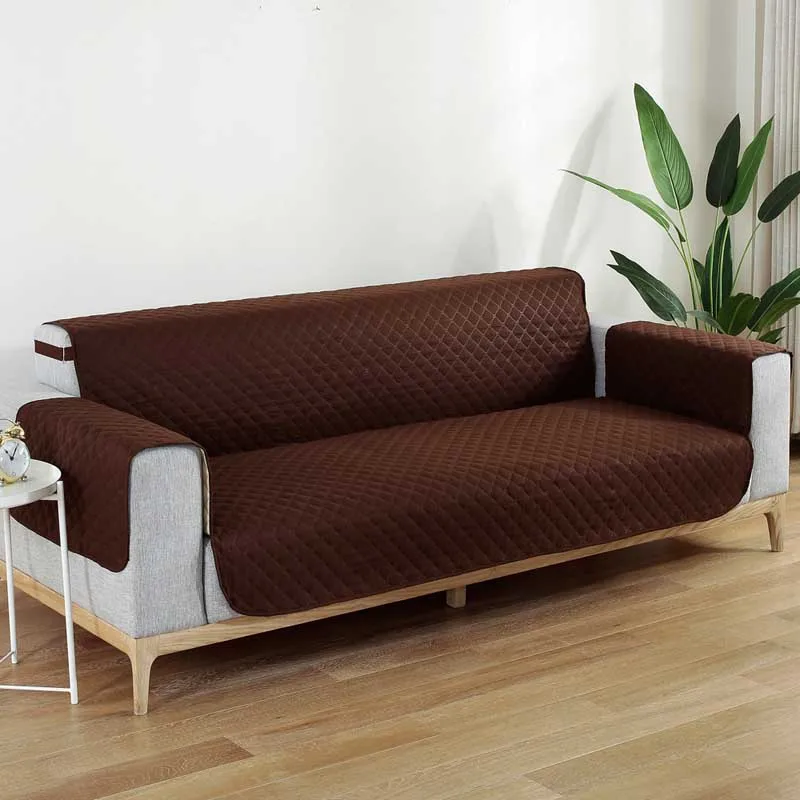 Plaid Sofa Cover for Living Room Waterproof Couch Pet Dog Kids Mat Furniture Protector Armchair Slipcover 1/2/3/4 Seat | Дом и сад