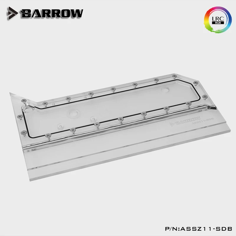 Billig Barrow Acryl Wasserstraße Board Als Wasser Kanal Verwenden Für ASUS Z11 Computer Fall Sowohl Für CPU Und GPU Block Gebäude RGB 5V 3PIN