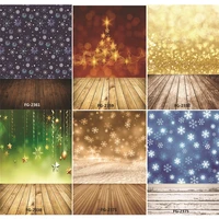 vinyl custom photography backdrops prop christmas day and floor theme photography background 5017